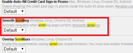 Smooth Scrolling- MAke chrome Faster
