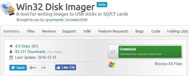 win32 disk imager