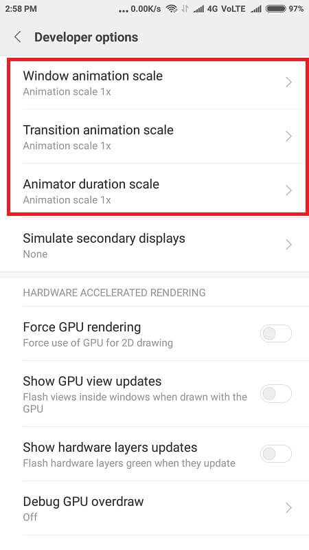 Best Ways To Clear RAM On Android animation close