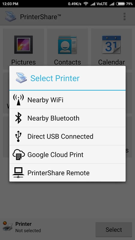 Print from Android 3