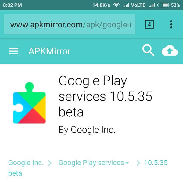 Get Google Assistant play services