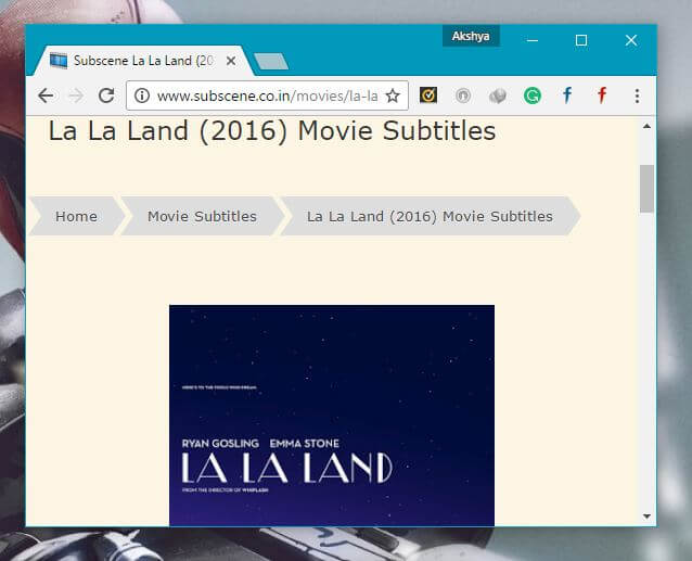 La La Land add subtitles to video