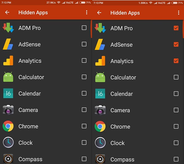 Nova launcher hide apps on Android 2