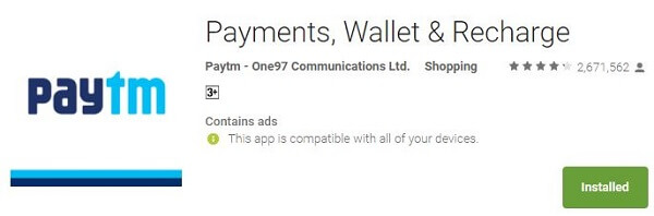 Money Transfer App - Paytm