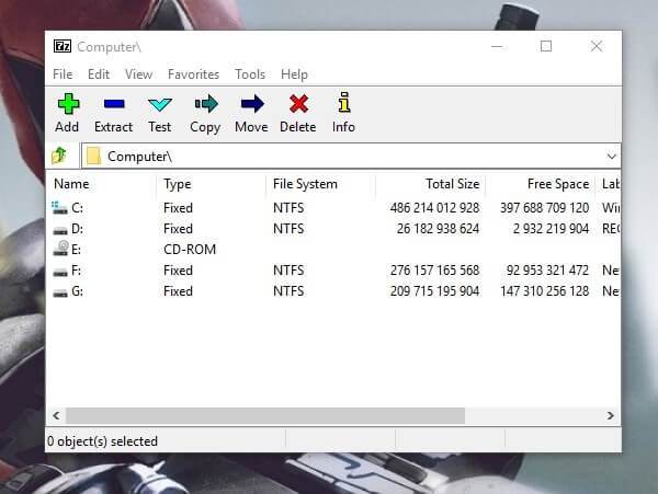 7Z File Archiver - WinRAR and WinZip Alternatives