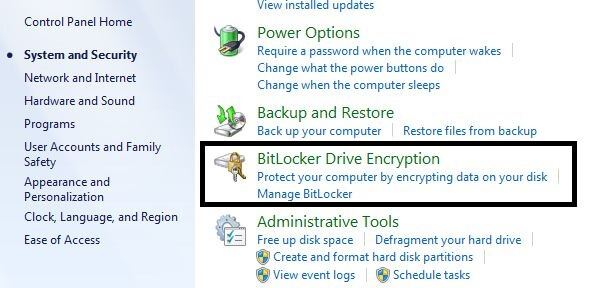 Bitlocker - Encryption Software