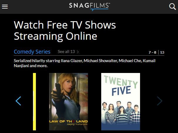 SnagFilms - watch series online