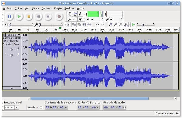 Audacity - Best music production software