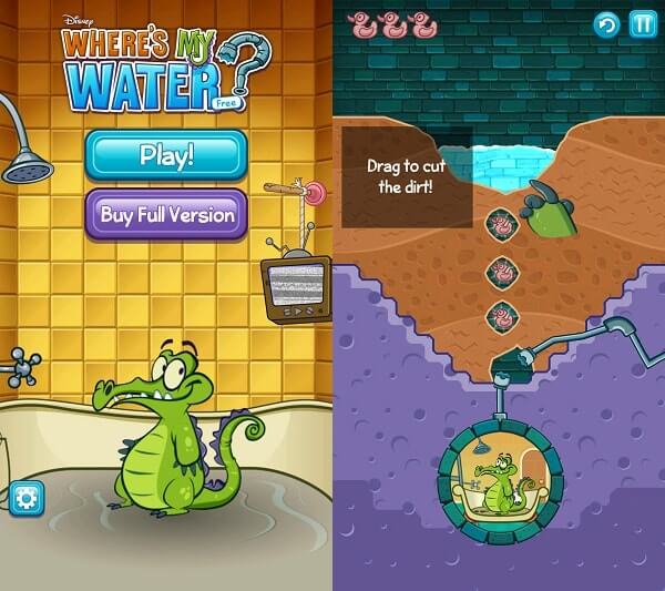 Where is My Water - Best Puzzle Games