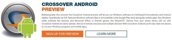 run Windows Programs on Android - Crossover download