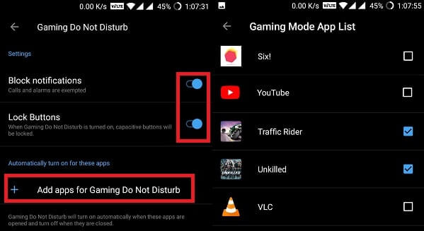 Gaming Do Not Distrub Mode - OnePlus 5 Hidden Features and Tricks