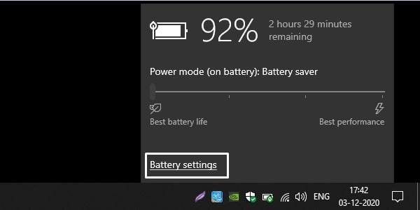 Battery Settings - Laptop Battery Draining Fast