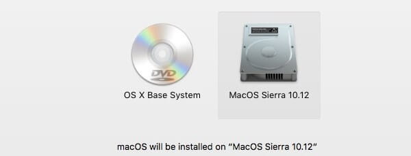 Choose Disk to Install