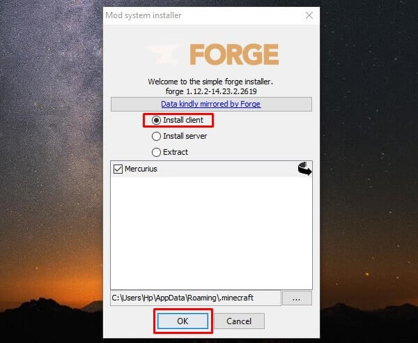 Forge - Mod System Installer
