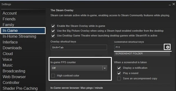 In-Game FPS Counter - Steam