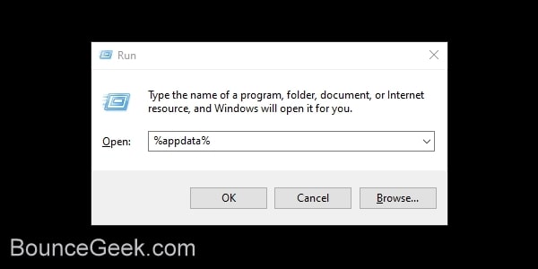 Open App Data Folder