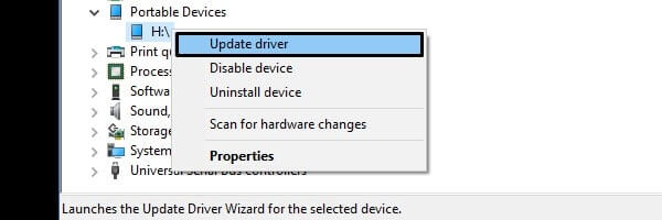 Update SD Card Driver