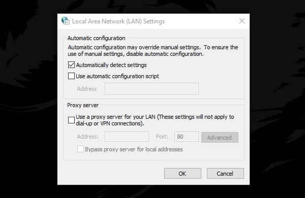 use a proxy server for your LAN