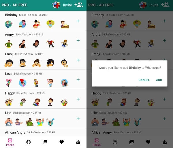 Use Stickers for WhatsApp App
