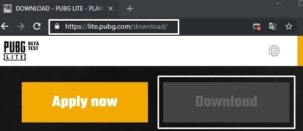Download PUBG Lite Setup