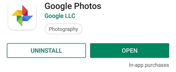 Google Photos Play Store