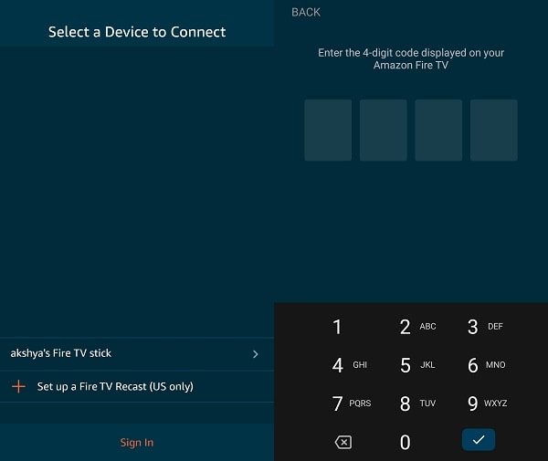 Connect Fire TV Remote App with FireStick