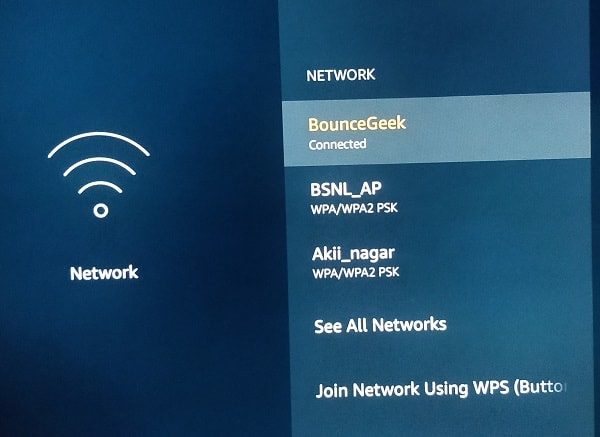 Connect Fire TV Stick with Hotspot