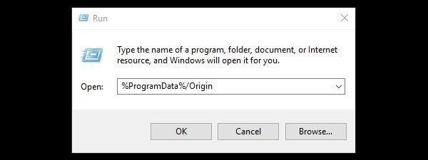Open Origin Data Folder