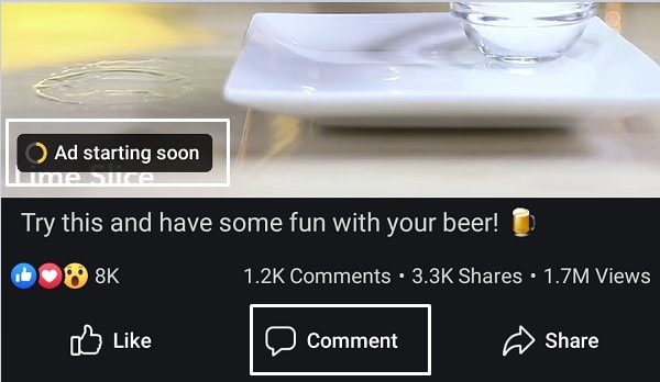 Skip Facebook Mid Video Ads