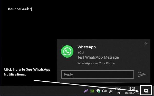Reply WhatsApp Message - Best Pushbullet Alternative