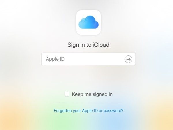 iCloud - Login with Apple ID