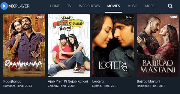 MX Player - Watch Hindi Movies