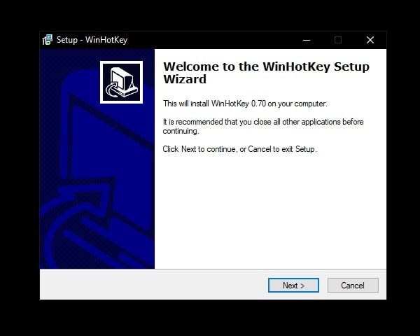 Install WinHotKey Program