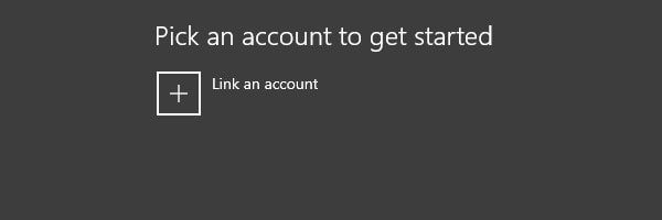 Pick an account for Windows Insider