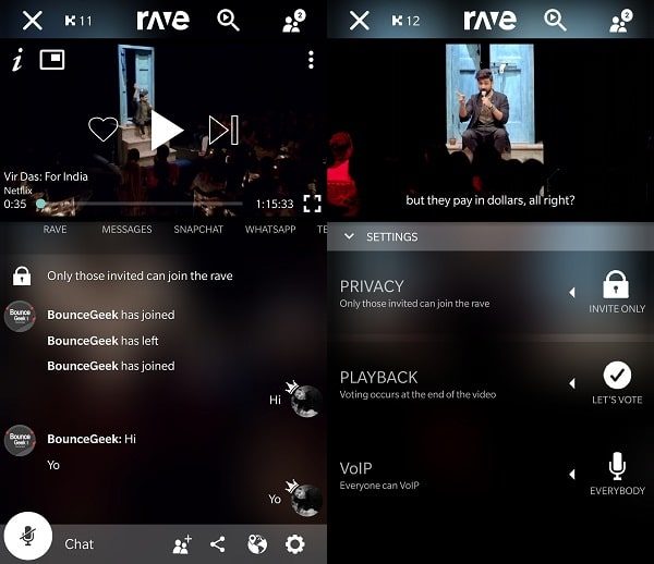 Rave - Watch Netflix Together & Chat with Friends