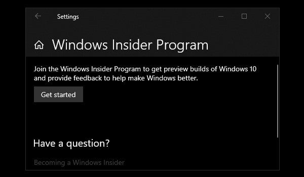 Windows Insider Program to Install Windows 10X Emulator