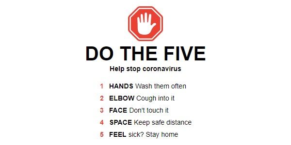 Coronavirus - Stay Safe