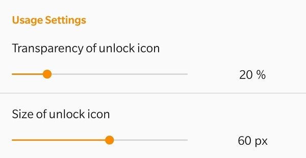 Customize Lock Icon