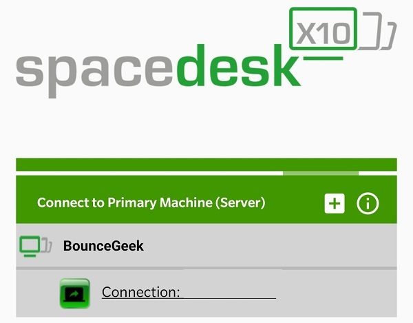 Spacedesk - Use Android as Second Monitor.