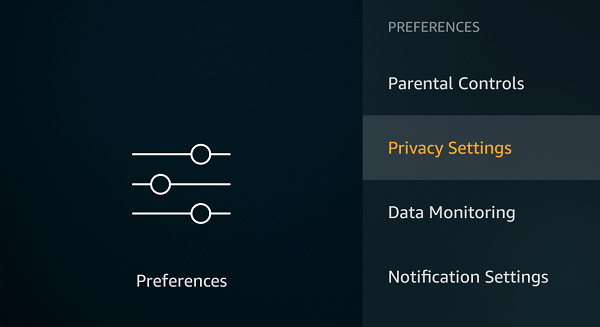 Open Privacy Settings