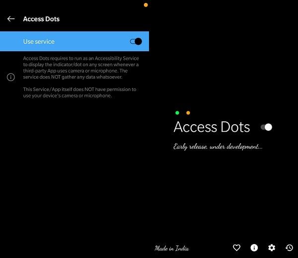 Access Dots Enabled
