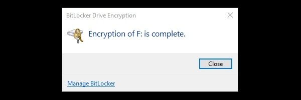 Encryption is Complete