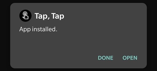 Install Tap, Tap App to get double back tap gesture