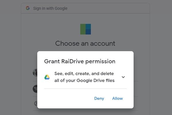 RaiDrive - Google Drive Access