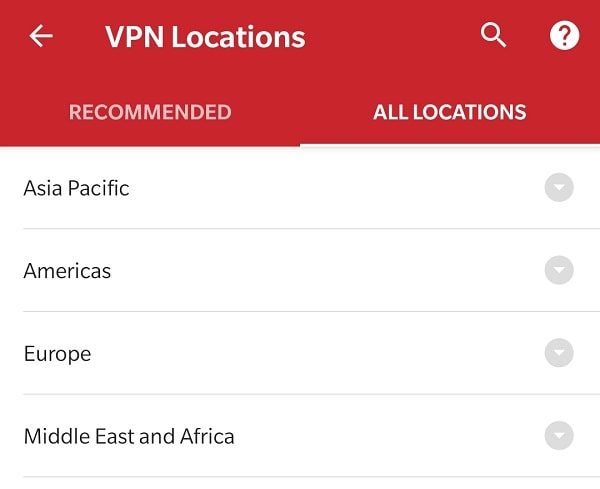 ExpressVPN - VPN Locations