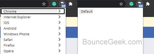 Switch Back to Default Chrome