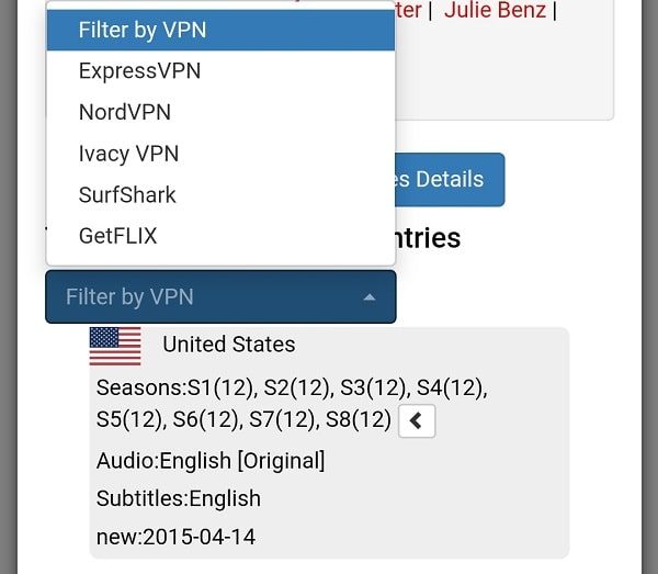 Unofficial Netflix Global Search - unogs VPN