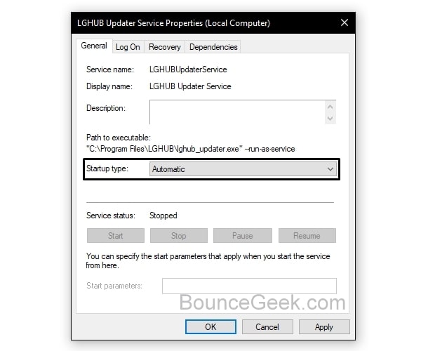 Logitech G HUB stuck on loading screen - LGHUB Updater Automatic