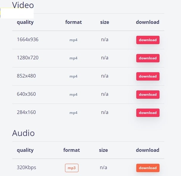 Keepvid - Download Twitch Video in multiple quality