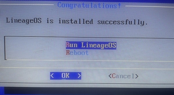 LineageOS for PC Installed Successfully